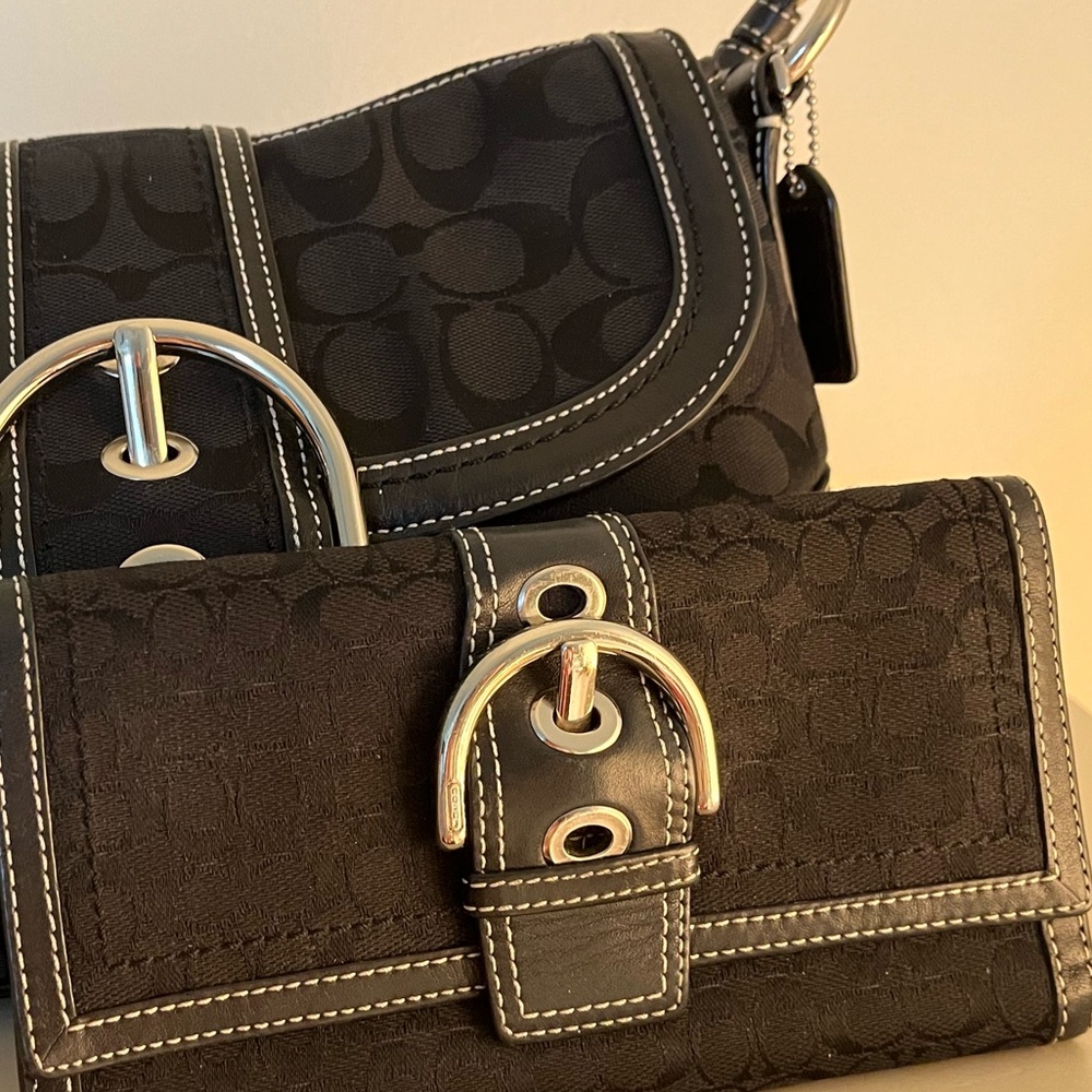 Coach Signature Buckle WALLET-Vintage